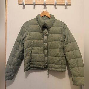 Love Tree Sage Puffer Jacket
